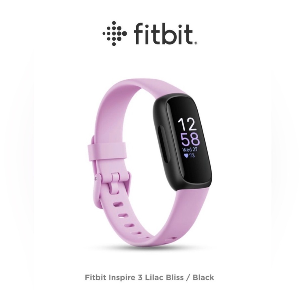 Fitbit Inspire 3 Health & Fitness Tracker - Lilac Bliss/Black